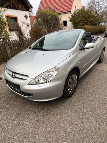 Peugeot 307 CC Unfall Silber Cabrio