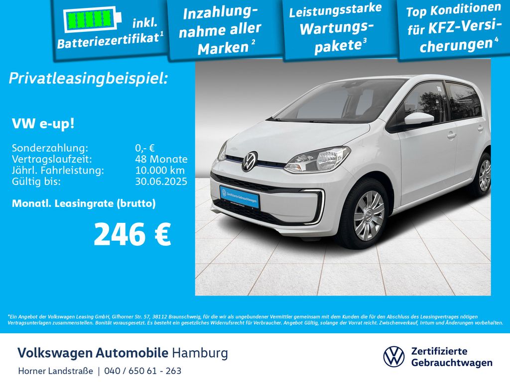Volkswagen e-up! move Klima Sitzhzg
