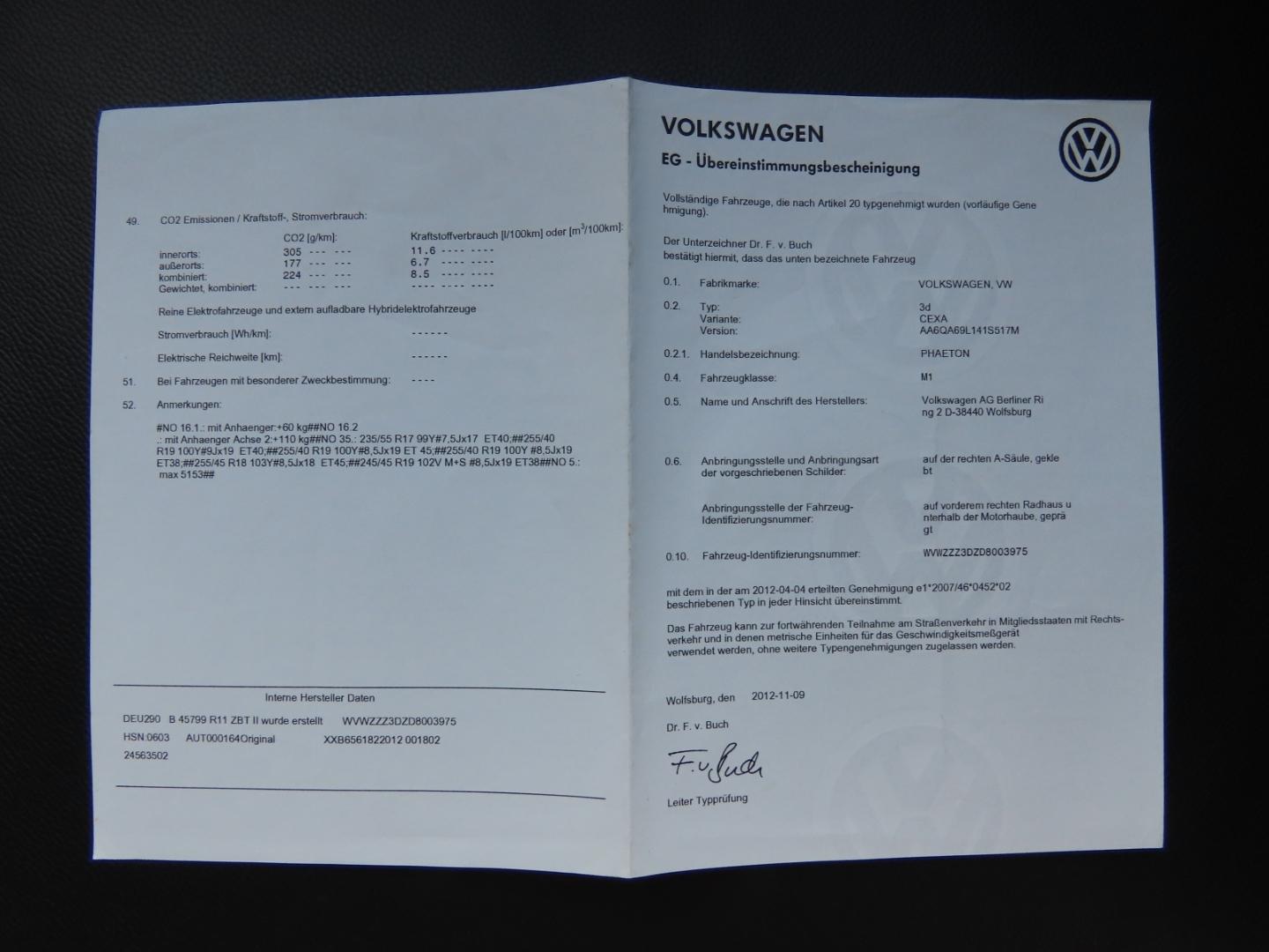 Volkswagen Phaeton V6 TDI 4Motion BiXen*ACC*Pano*Kam*Nav*SH