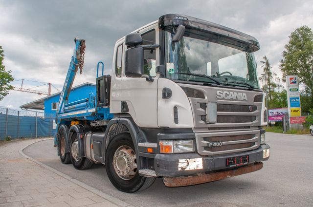 Scania P 400 6x2 Meiller Teleskob AK16