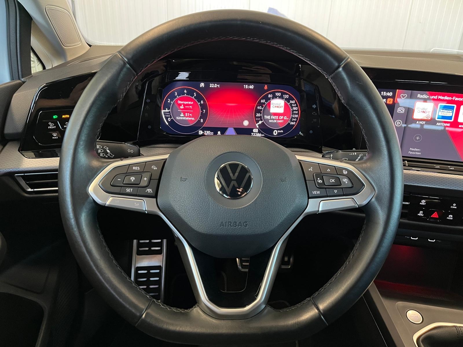 Volkswagen Golf VIII ACTIVE 1.5 TSI Standhg. HUD Navi LED-P, миниатюра 16