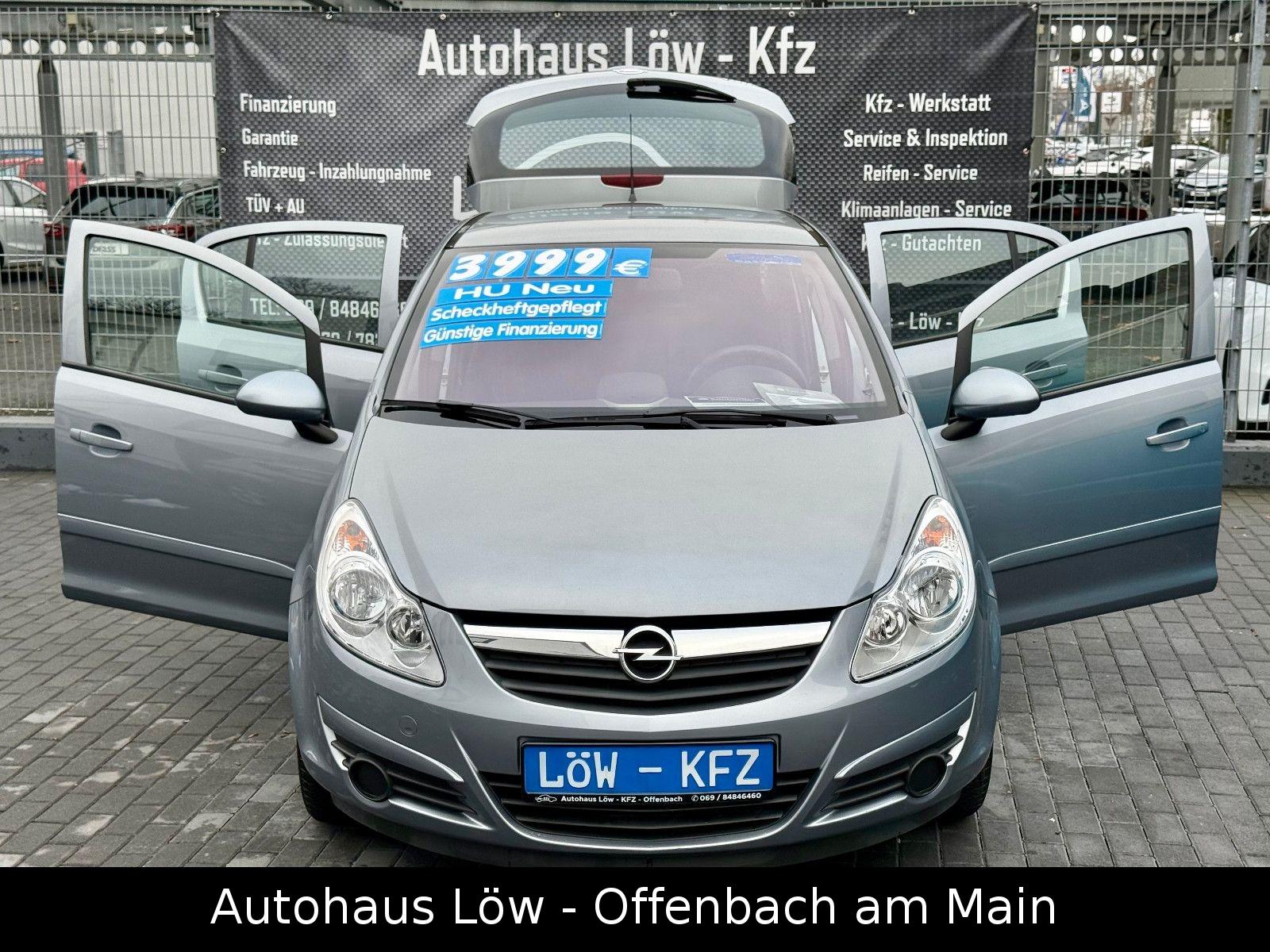 Opel Corsa D 5.TÜRIG TÜV NEU SCHECKHEFT ALLWETTERREIF