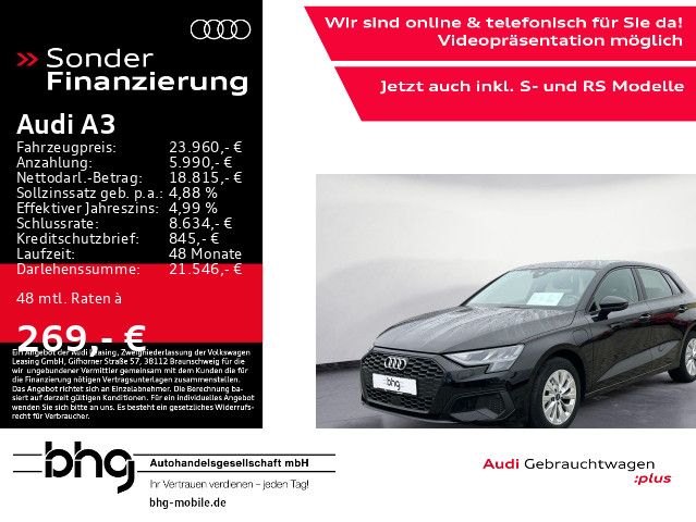 Audi A3 40 TFSIe Sportback S tronic