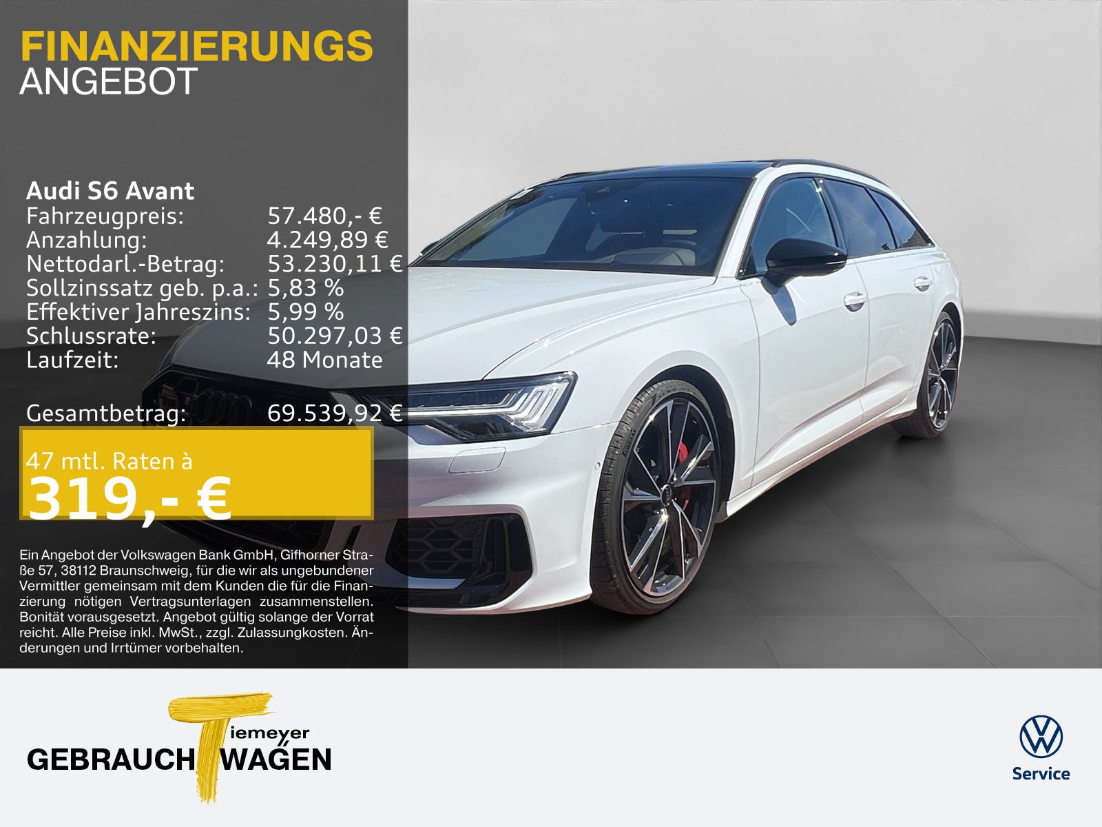 AUDI S6 Avant TDI Q PANO AHK B&amp;O LM21