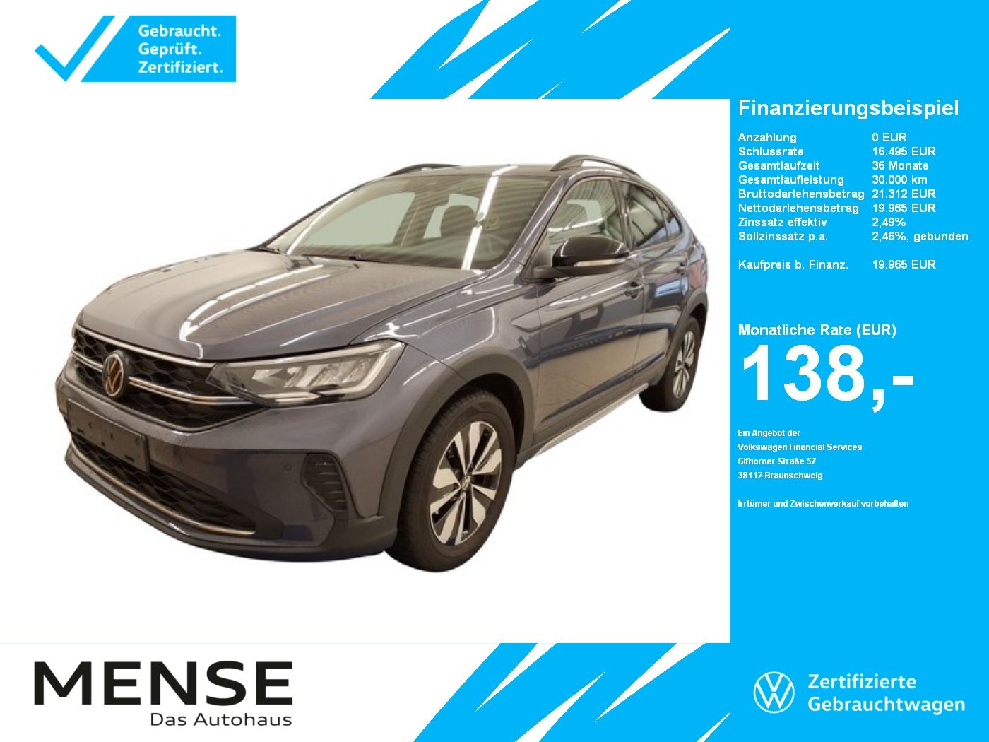 Volkswagen Taigo 1.0 TSI Life Goal CarPlay ACC LED DynLicht