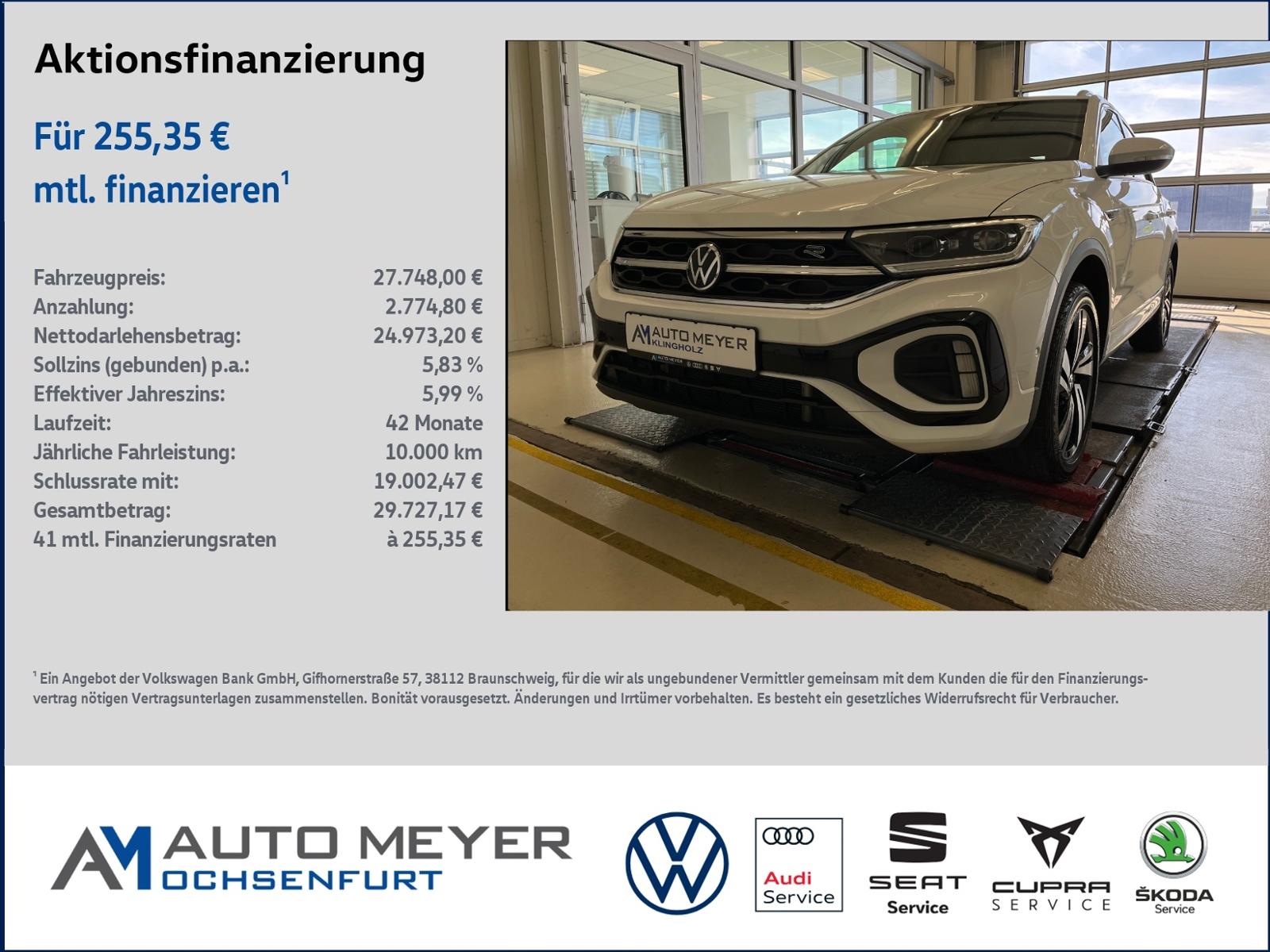 Volkswagen T-Roc R-Line 1.5 TSI DSG Travel Assist LED-Plus