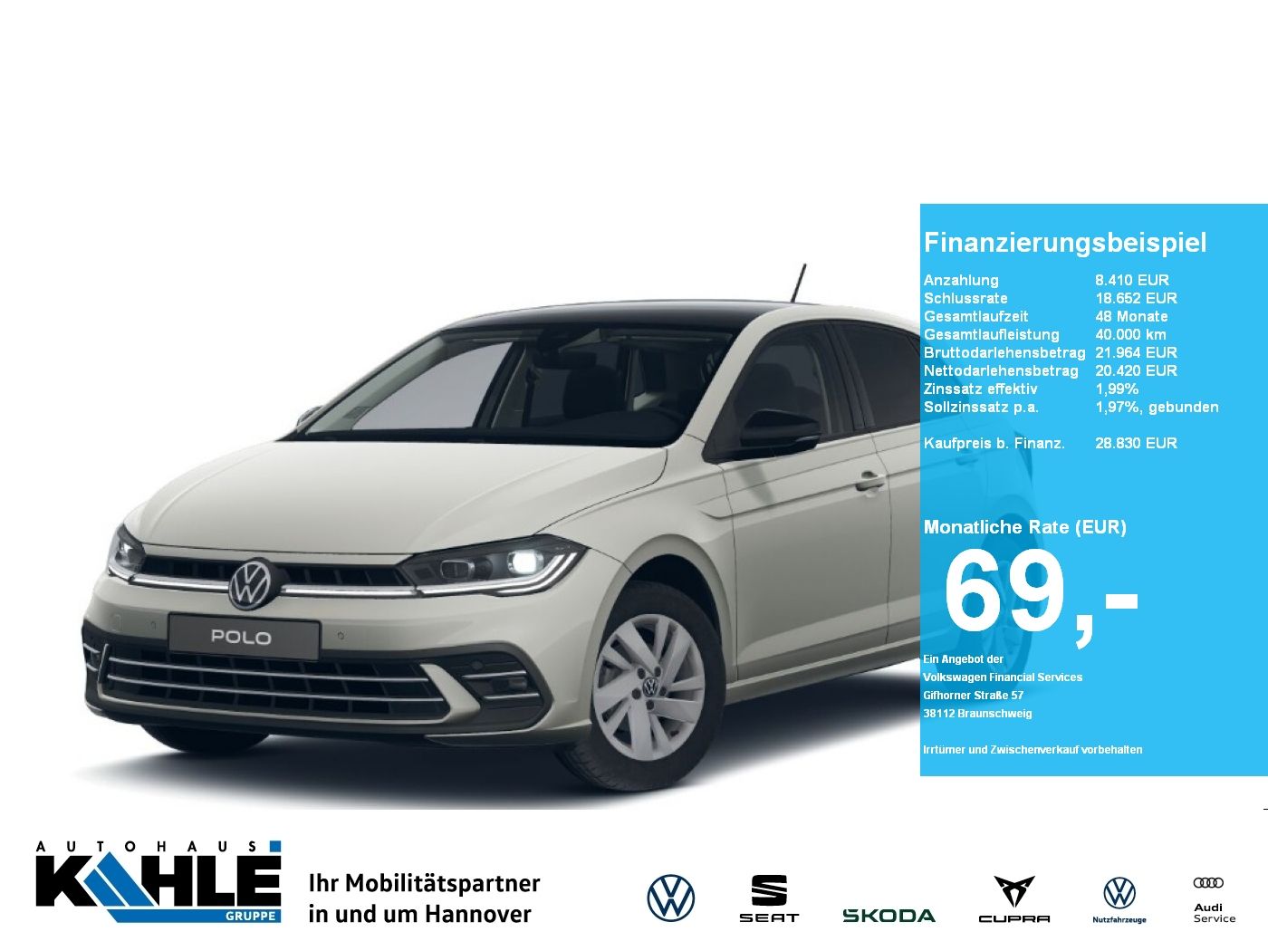 Volkswagen Polo Style 1.0 l TSI OPF DSG Black CarPlay ACC