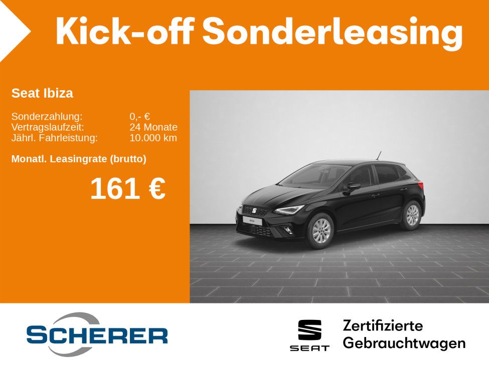 Seat Ibiza Style 1.0 TSI NAVI RFK APP SHZ LED PDC GJR