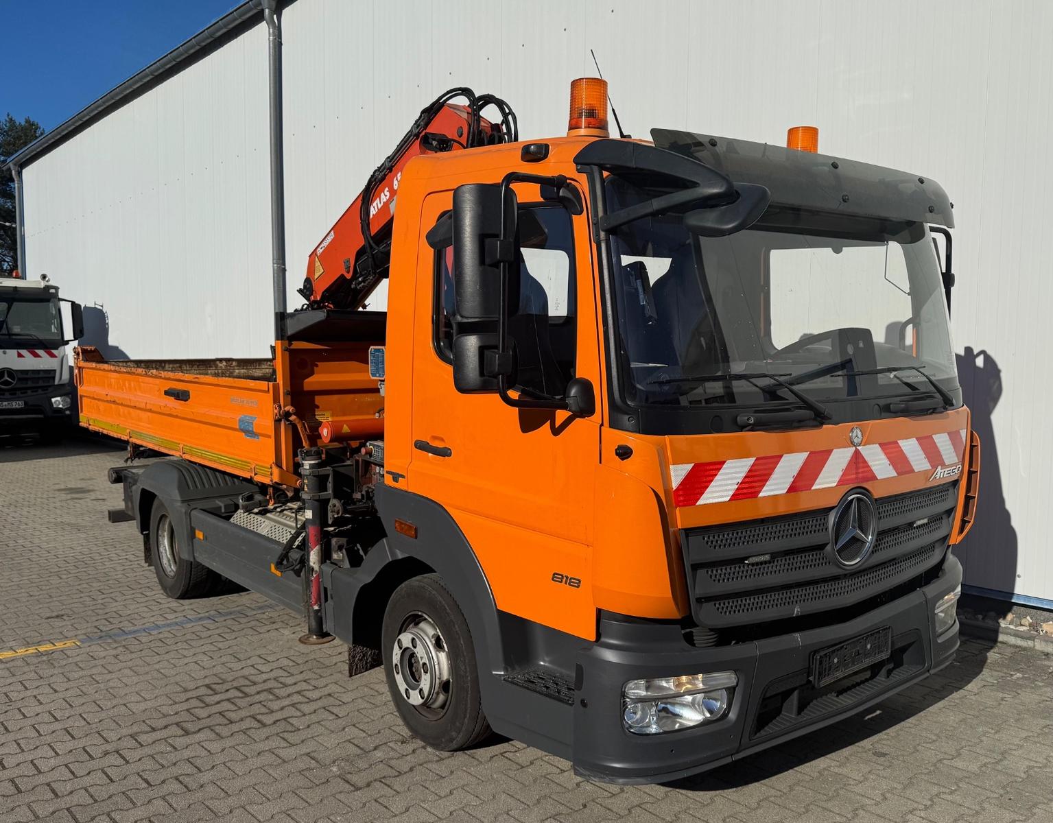 Mercedes-Benz Atego 818 K Kran Atlas Funk Standheizung 2xAHK