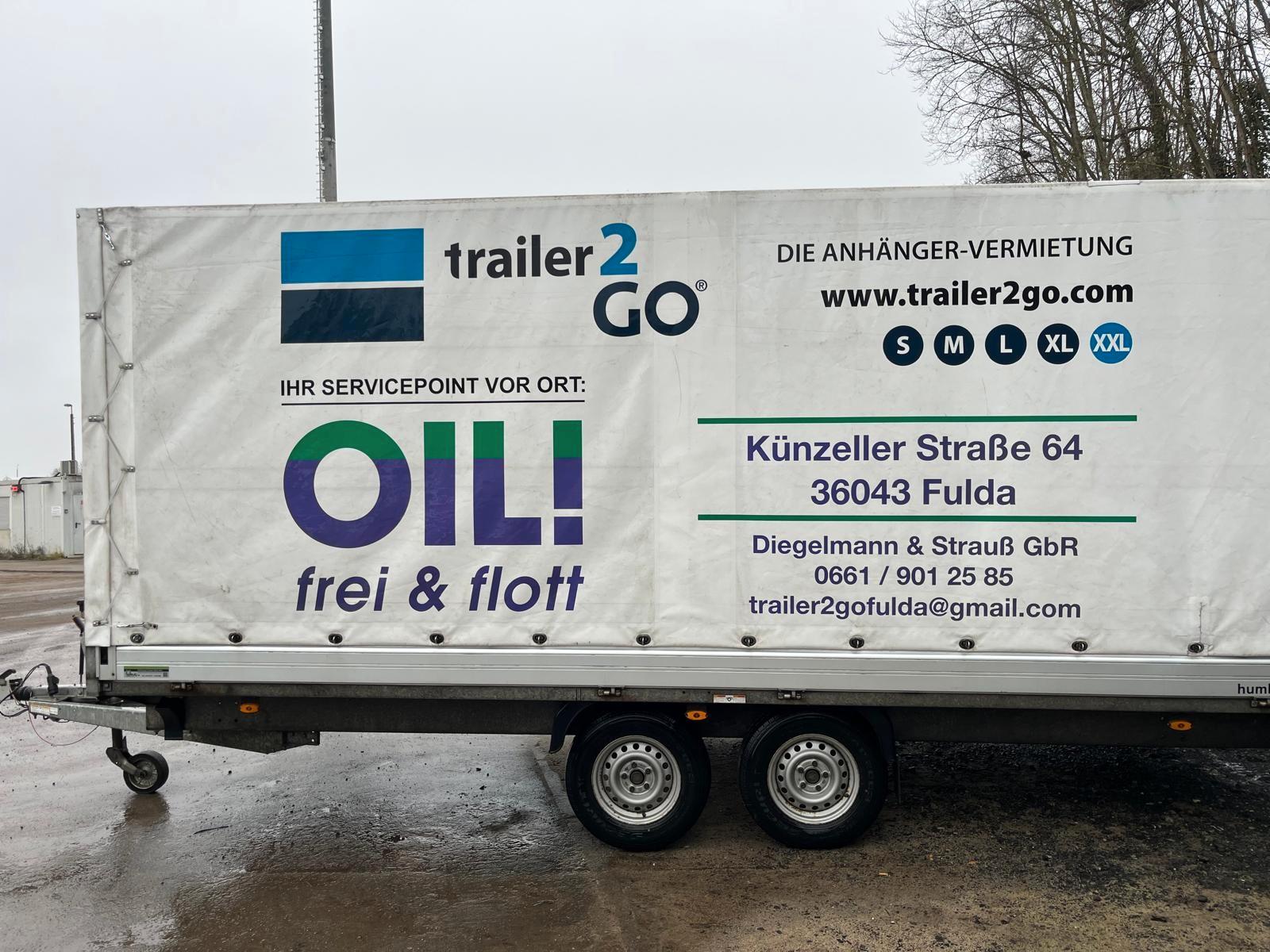 Humbaur Hochlader Planenanhänger 3000kg