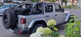 Jeep Wrangler 2.0 T-GDi Unlimited Sahara Automati... - graue Jeep Wrangler