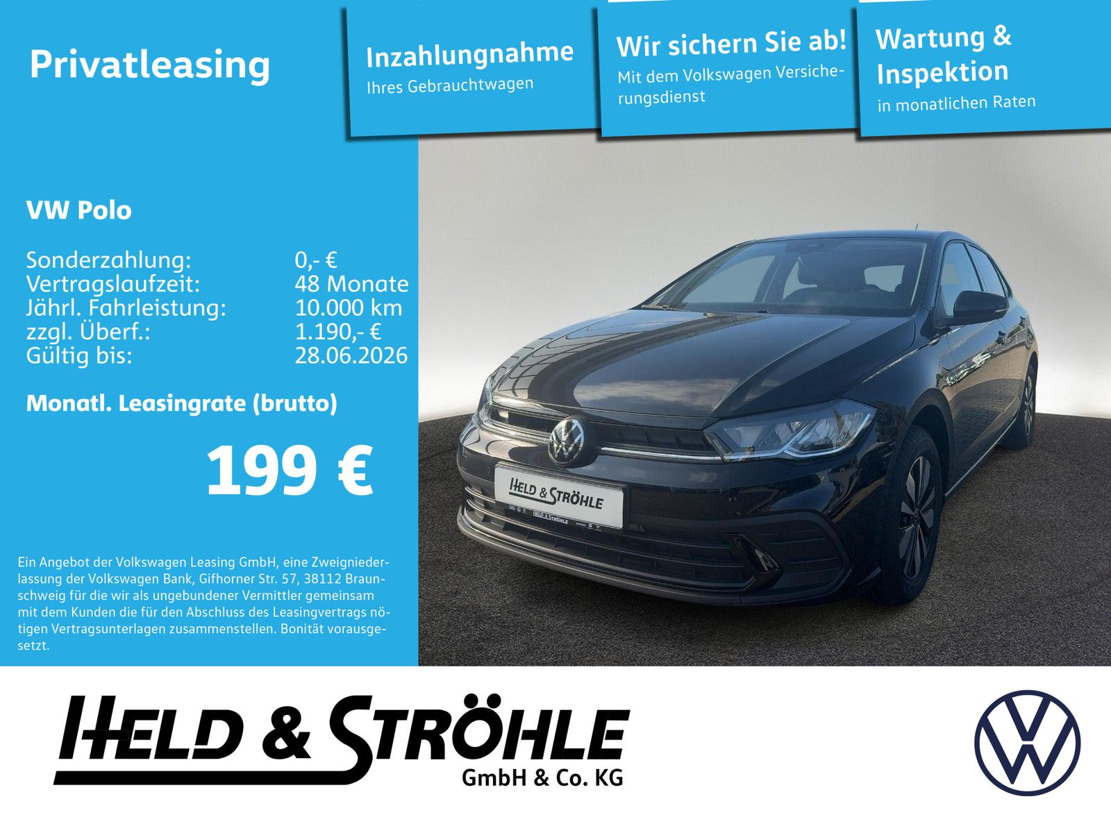 Volkswagen Polo GOAL 1,0l SHZ AKTIONSZULASSUNG