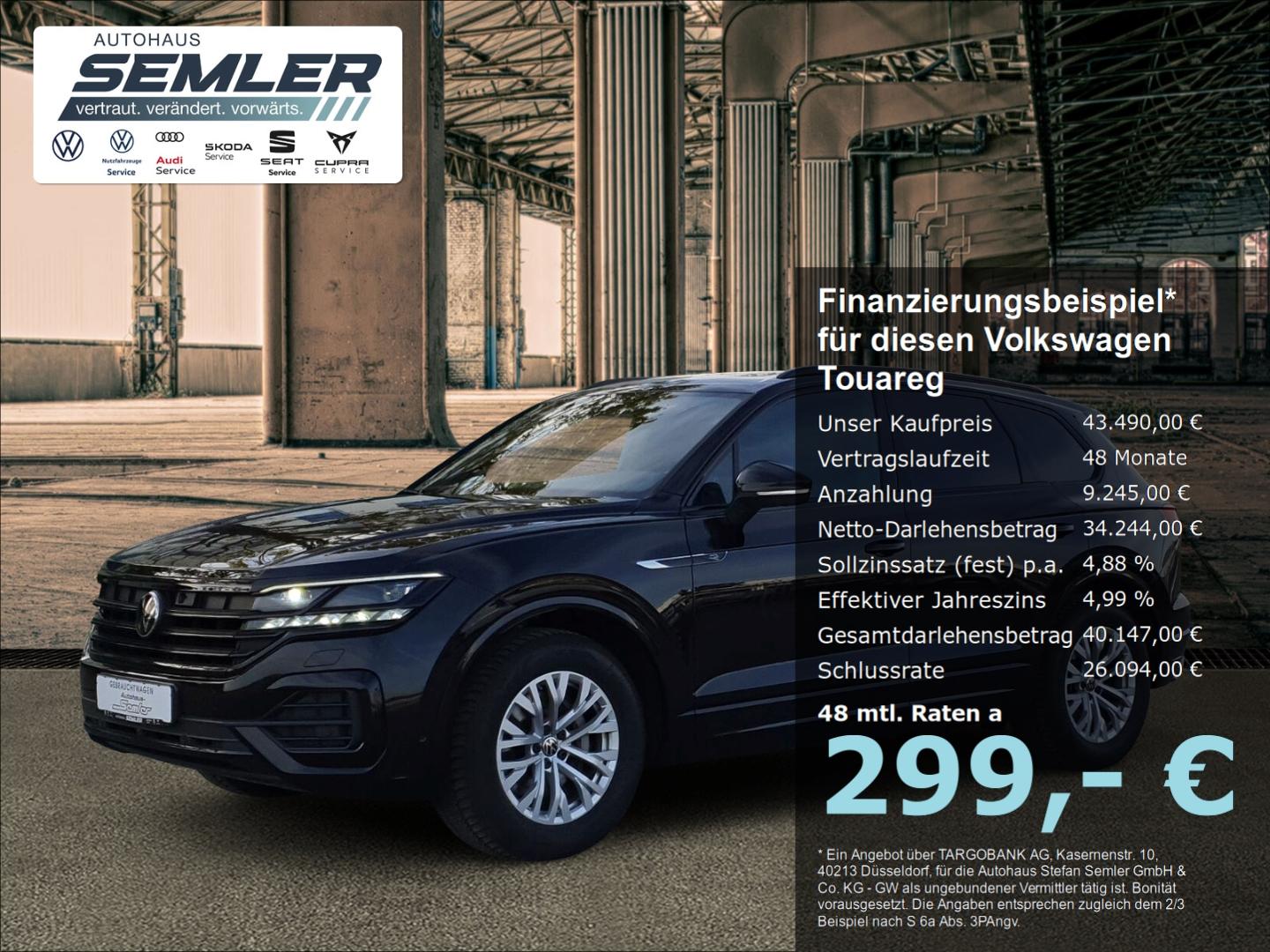 Volkswagen Touareg R-Line 3.0 TDI 4M LEDER PANO 360 MATRIX