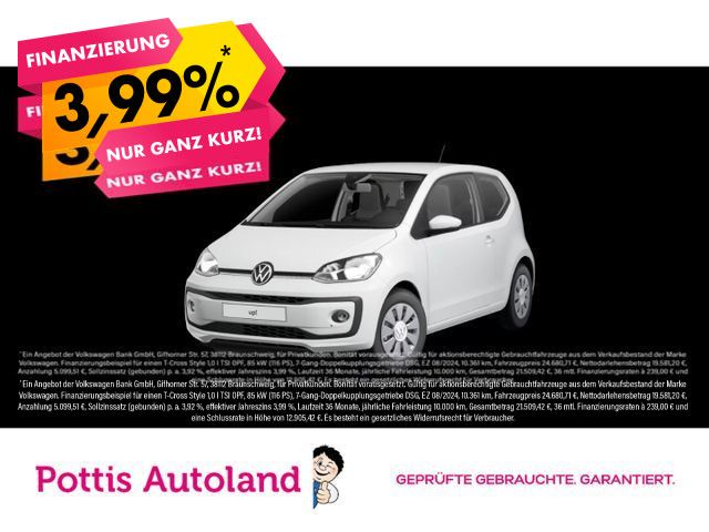 Volkswagen up! 1.0 MPI MOVE UP! KLIMA SITZHZG BLUETOOTH