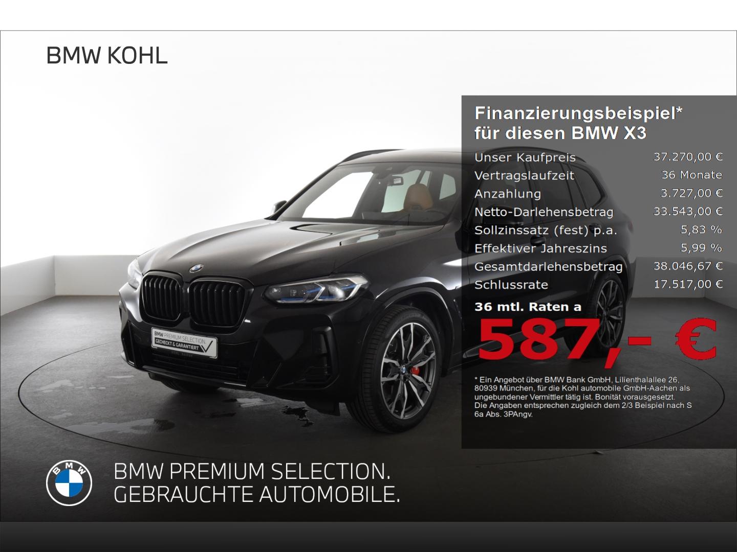 BMW X3 xDrive 20d M Sport Panoramadach Innovationspa