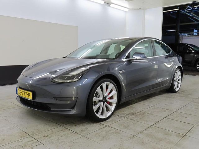 Tesla Model 3 PERFORMANCE AWD 75KWH 462PK/PANO/LEER/FA