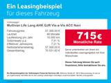 Volkswagen Multivan Life Lang AHK GJR Vis-a-Vis ACC Navi - : Partikelfilter, Van, mit Klimaanlage
