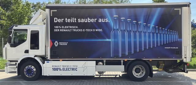 Renault D Wide E-Tech 4x2 Orten Getränkeaufbau LBW E-Tec