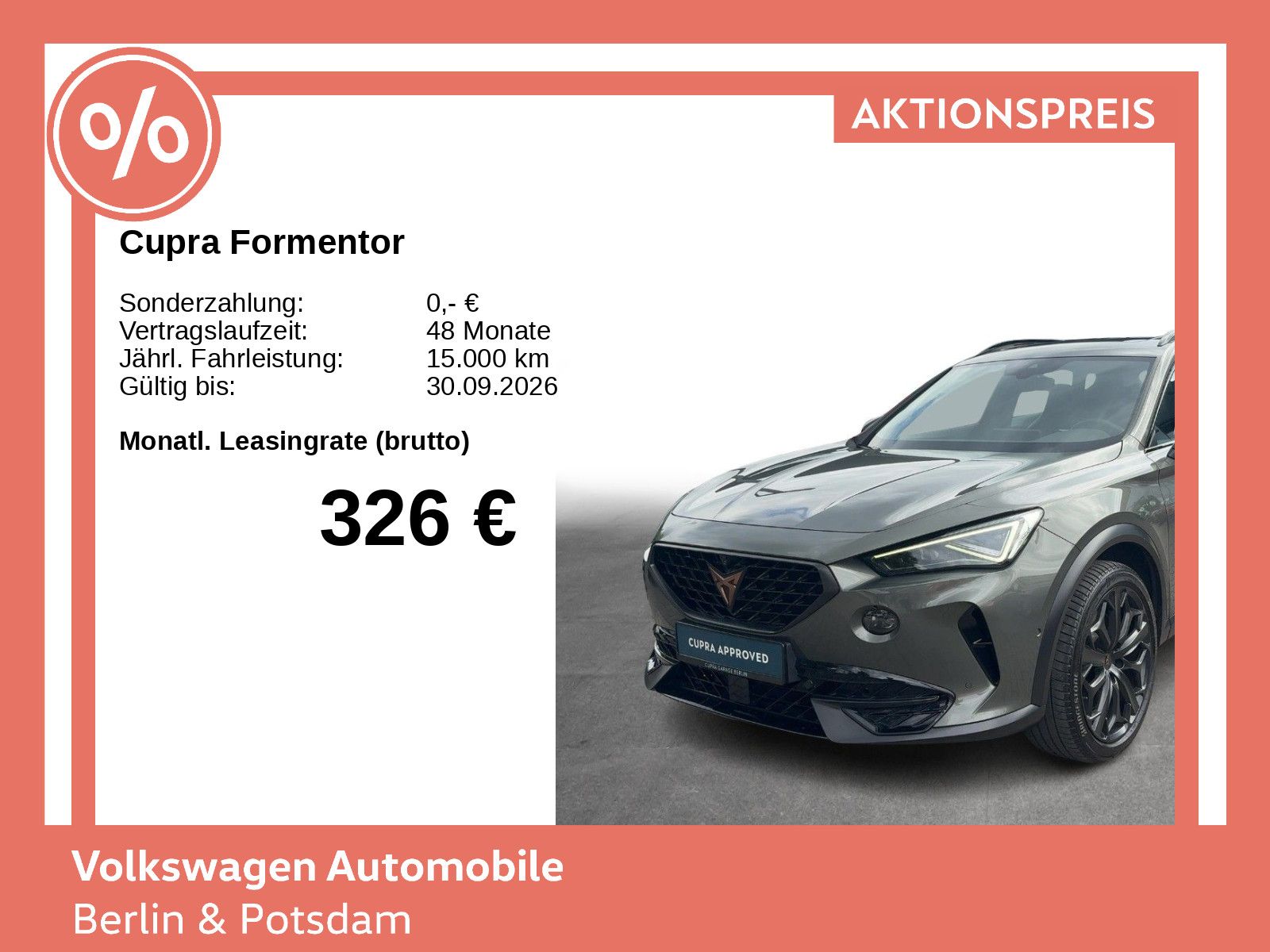 Cupra Formentor 2.0 TSI DSG VZ Tribe Edition Navi LED 