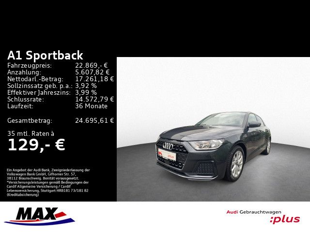 A1 Sportback 30 TFSI ADVANCED SMARTPHONE INTERFA