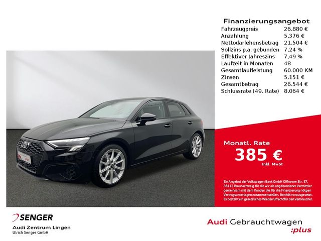 Audi A3 Sportback Advanced 35 TDI S tronic LED B&O AH