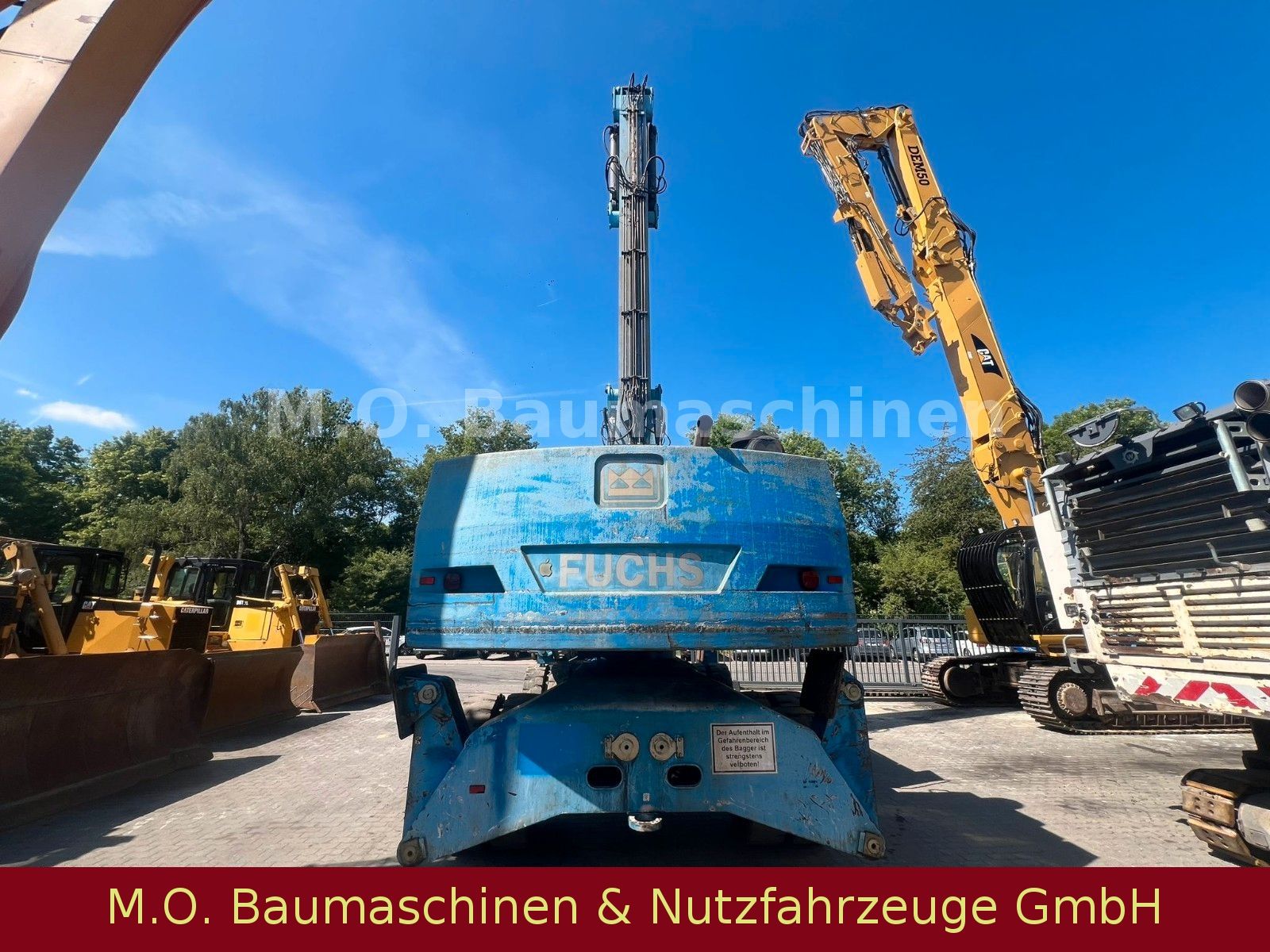Fahrzeugabbildung Fuchs MHL 360 /Verstellbare Kabine/Magnetanlage/