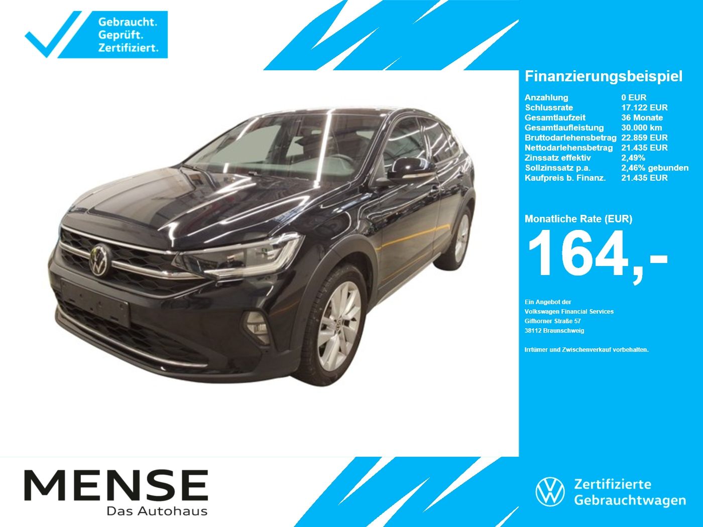 Volkswagen Taigo 1.0 TSI Life Goal IQ.Light Matrix CarPlay