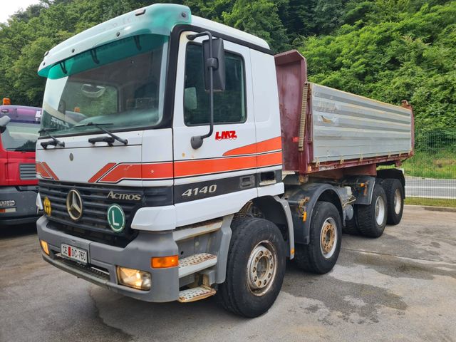 Mercedes-Benz ACTROS 4140 K 8X4 MANUAL FULL STEEL SCHWARZMULLE