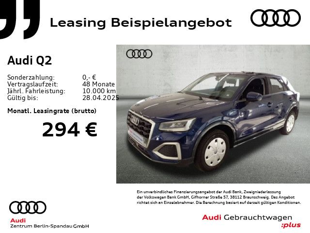 Audi Q2 35 TFSI Adv. S tronic *AHK*GRA*LED*R-CAM*SHZ*