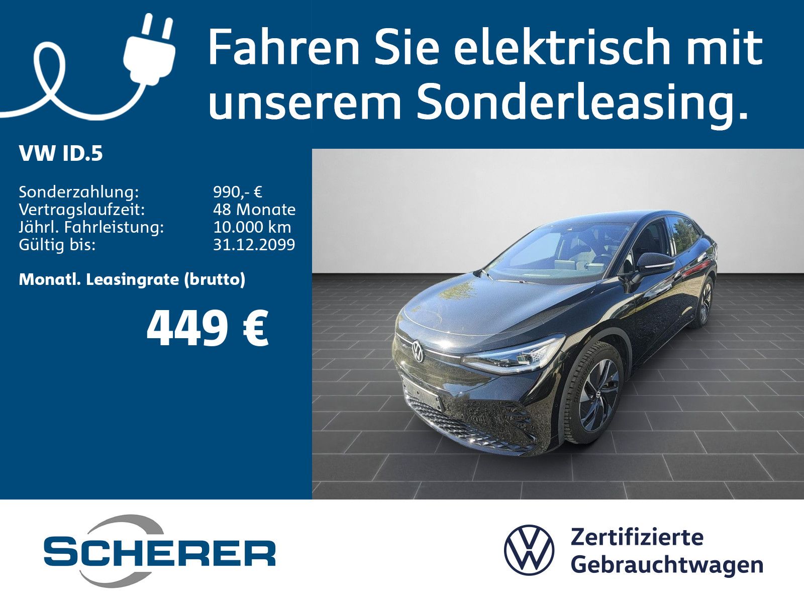 Volkswagen ID.5 GTX 4MOTION 220 kW 77 kWh RFK AHK SHZ