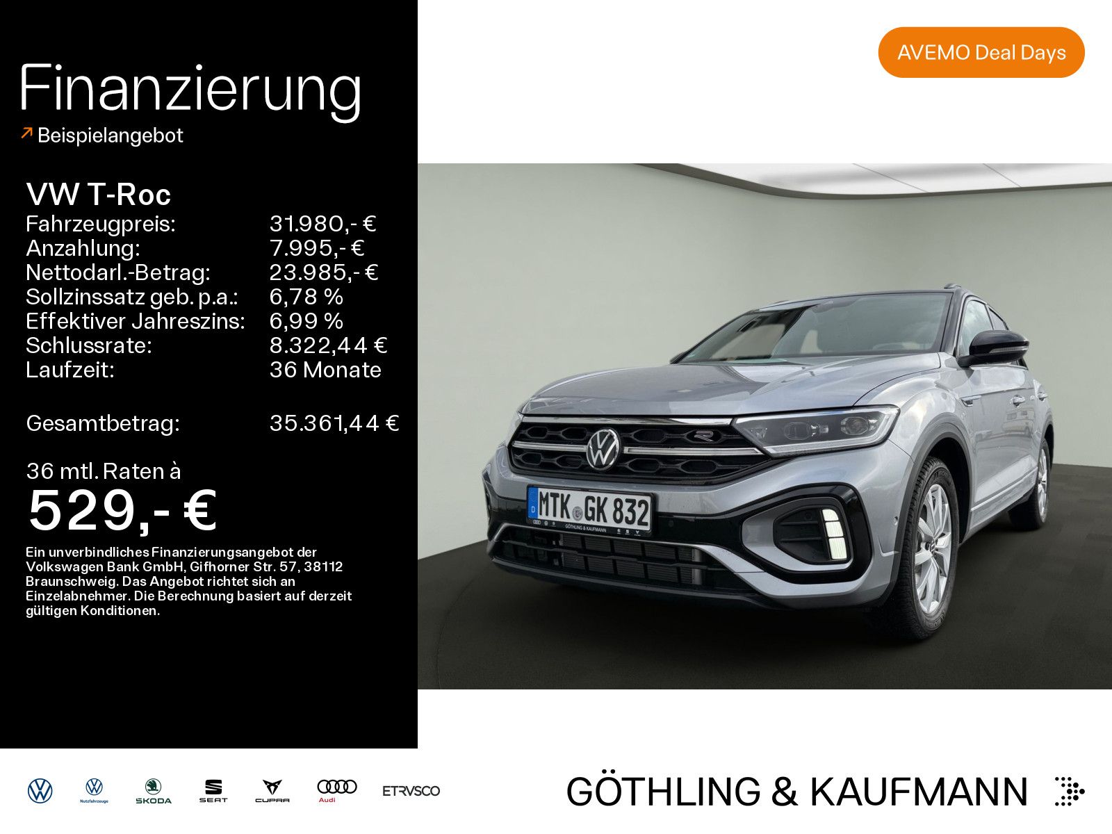 Volkswagen T-Roc R-Line 2.0 l TSI OPF 4MOTION 140 k W (190 