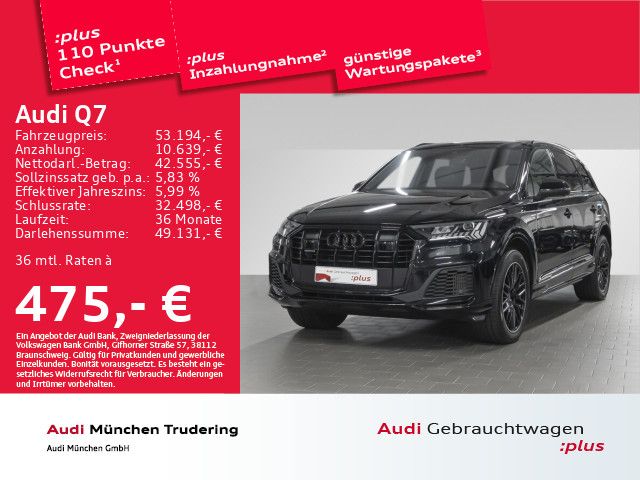 Audi Q7 55 TFSI e qu. S line Matrix B&O Pano HuD