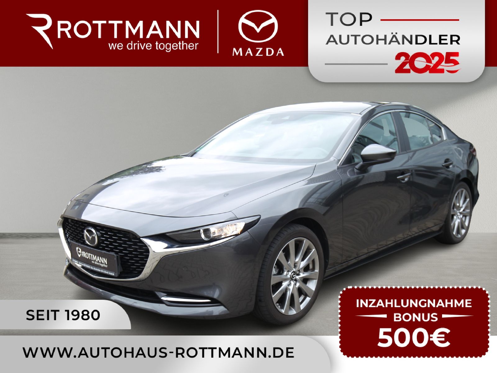 Mazda 3 Lim. 186ps SELECTION NAVI r.Kamera ACAA WKR foto 1