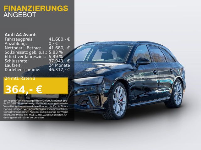 Audi A4 Avant 40 TFSI Q 2 x S LINE LM19 KAMERA NAVI+