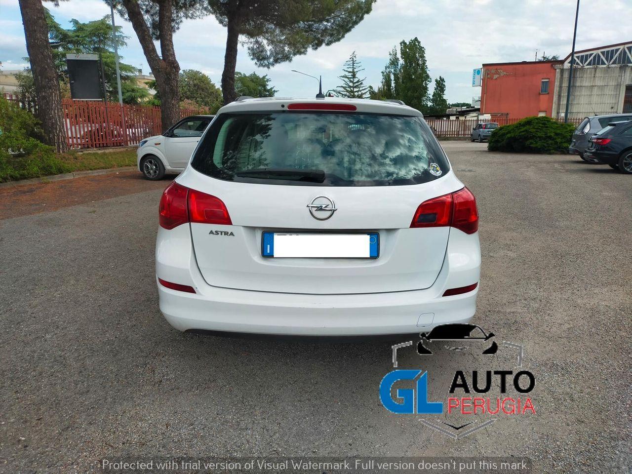 Opel Astra 2012 — engine 1.398 cm³, 101 HP (74kW)