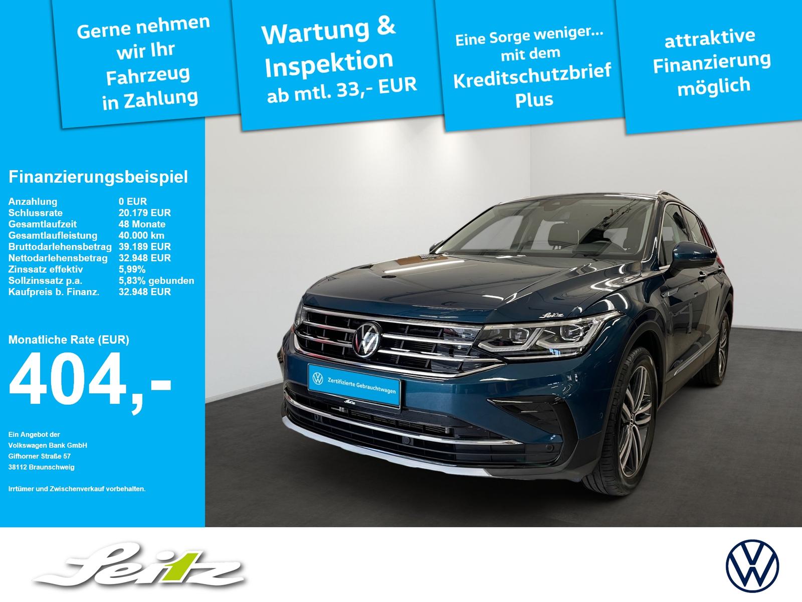 Volkswagen Tiguan 2.0 TSI 4M Elegance *AHK*MATRIX*KAMERA*