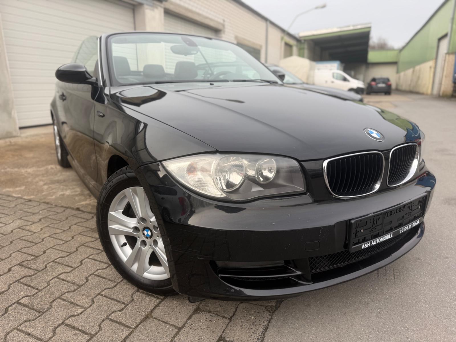 BMW 120 1 Cabrio 120i LEDER/PDC/ALLWETTER/KLIMAAUTO.