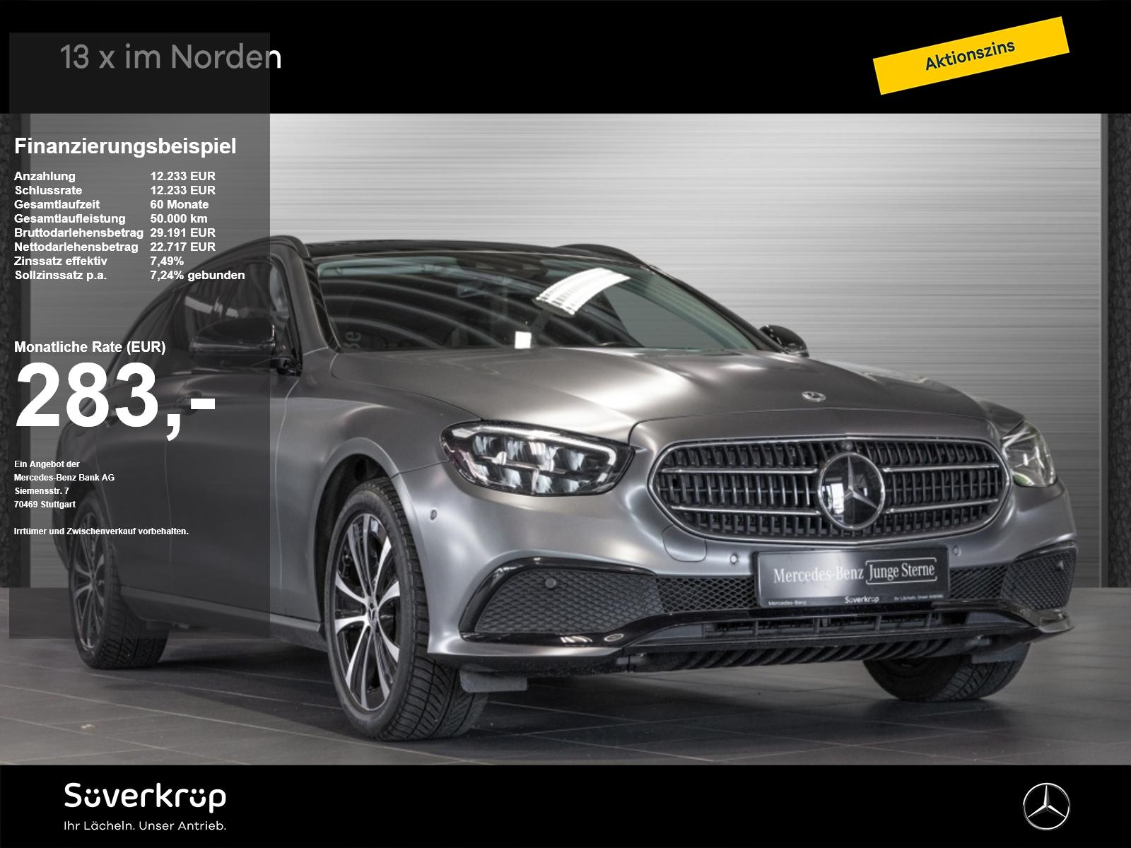 Mercedes-Benz E 220 T d AVANTGARDE NIGHT WIDE 360 AHK DISTR