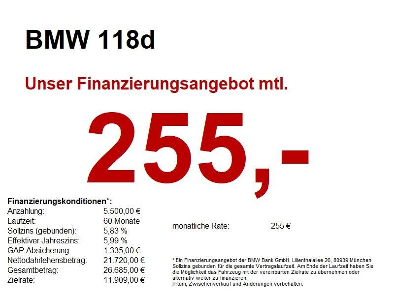 BMW 118d Advantage Navi.LED.RüKam.DAB.Sitzheiz.WLAN