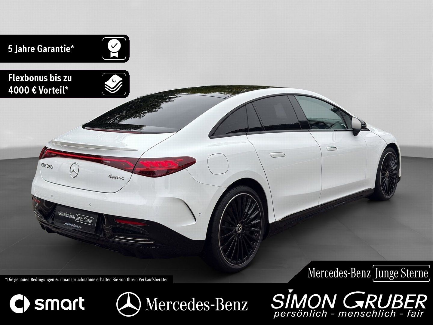 Fahrzeugabbildung Mercedes-Benz EQE 350 4M AMG Hyper Airmatic Massage Mod 2025