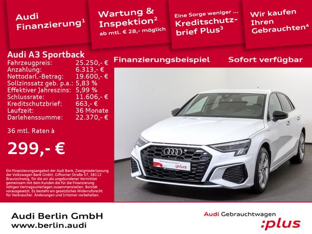 Audi A3 Sportback S line 45 TFSI e S tr. PDC DAB AHK