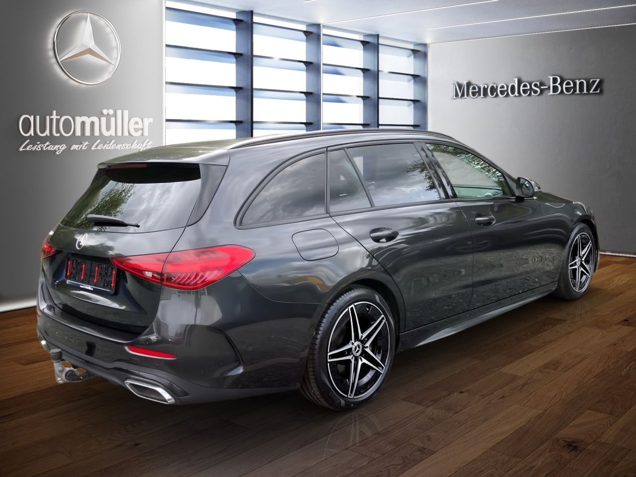 Fahrzeugabbildung Mercedes-Benz C 180 T AMG+NIGHT+PANO+AHK+LENKRADHEIZ+AMBIENTE+