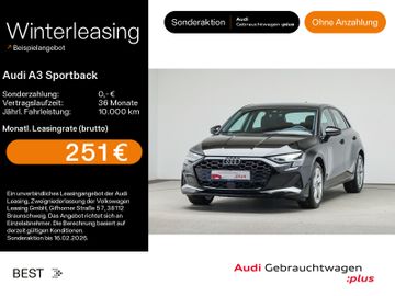 Audi Leasingangebot: Audi A3 Sportback 30 TDI advanced*NAVI-PLUS*AHK*VIRTU