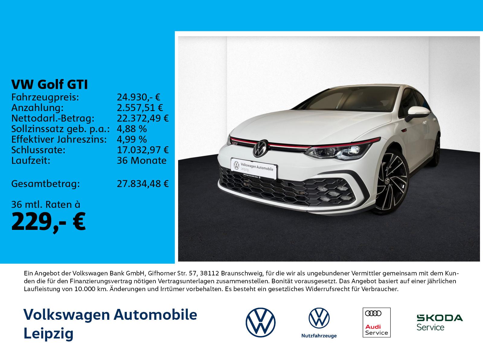 Volkswagen Golf VIII GTI 2.0 TSI DSG *DCC*IQ.Light*Navi*