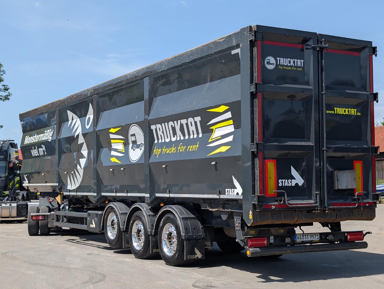 Stas HardoX Stahl 86 m³, Liftachse, ALCOA, MIETEN?
