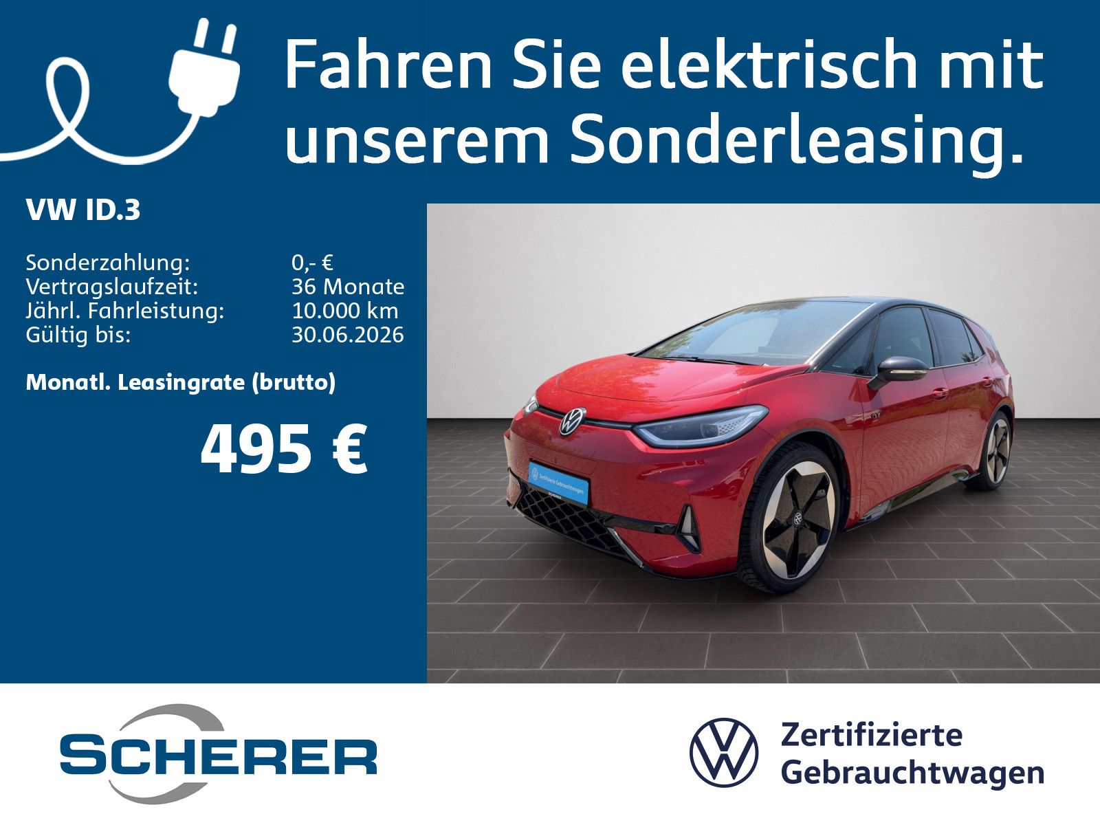 Volkswagen ID.3 GTX 84 kWh SOH:100% WÄPU HUD MATRIX HARMAN