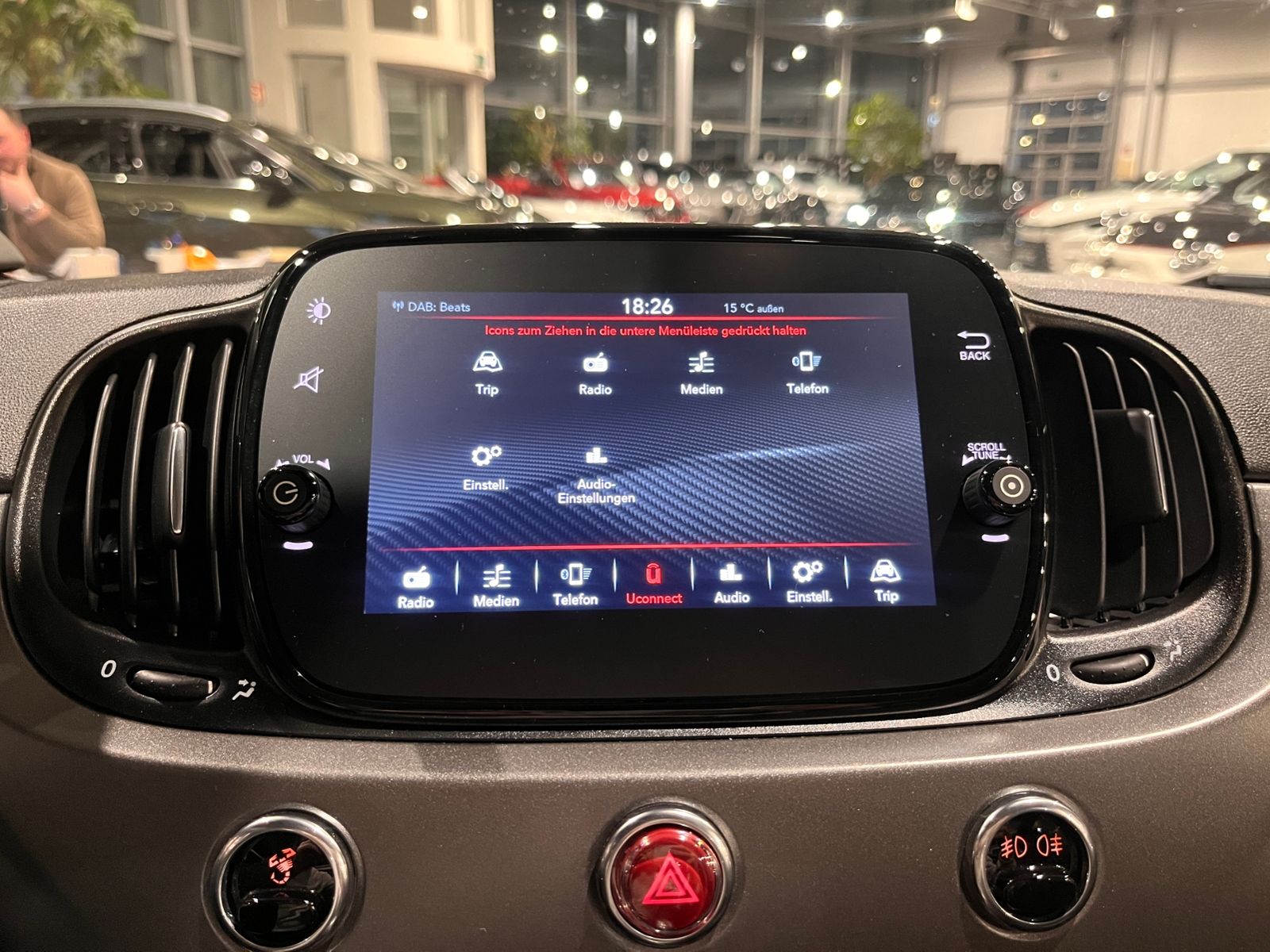 Fahrzeugabbildung Abarth 595C -BLAU MATT- LED  CARPLAY DAB ALU