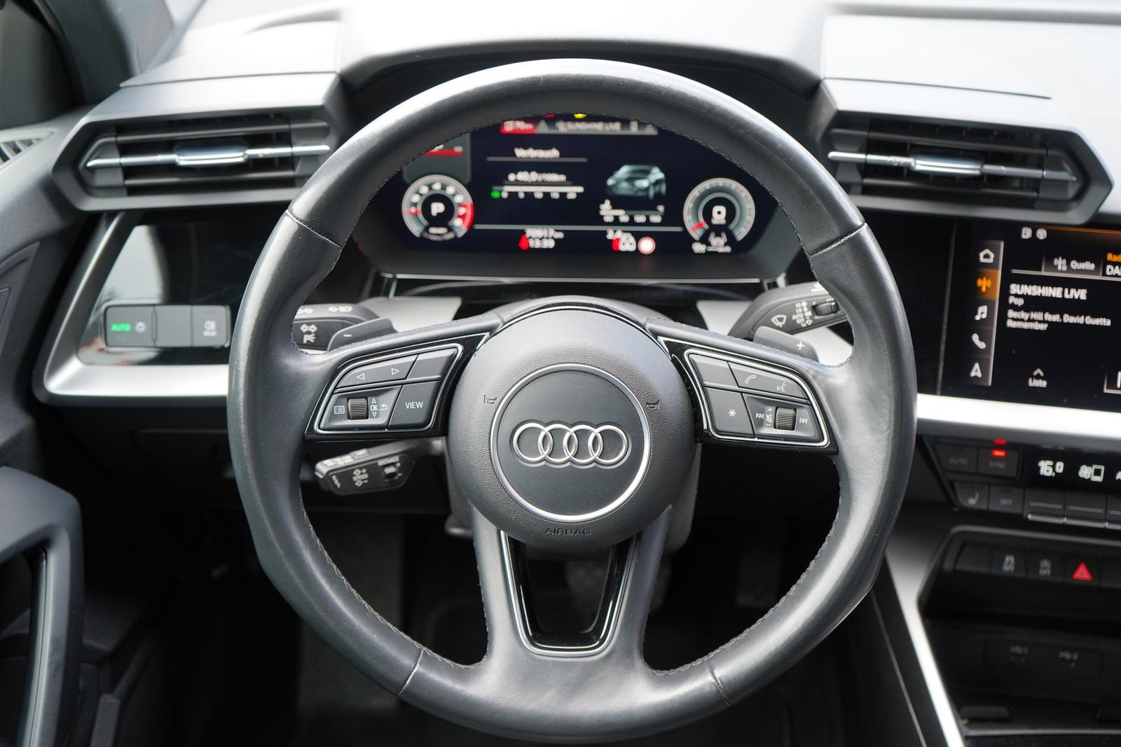 Audi A3 30 TFSI advanced LED Navi ACC DAB Klimaaut., миниатюра 21