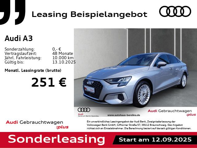 A3 Lim. 35 TFSI Adv. S tronic *GRA*PDC+*SHZ*