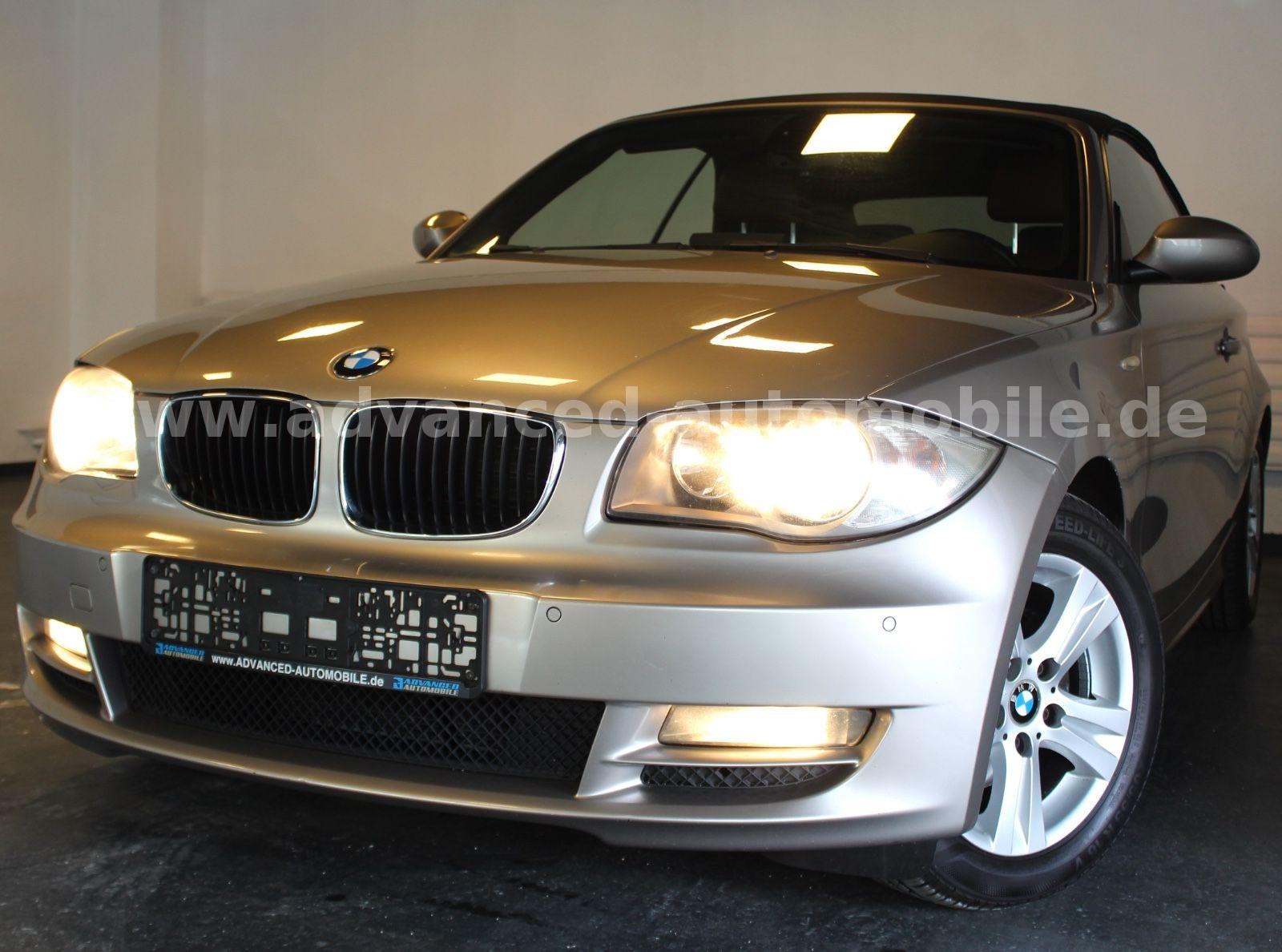 BMW 118i Cabrio|LEDER|NAVI|AHK|SHZ|STEUERKETTE NEU|